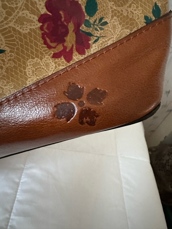 Patricia Nash Leather Floral Tote - Picture 8 of 15